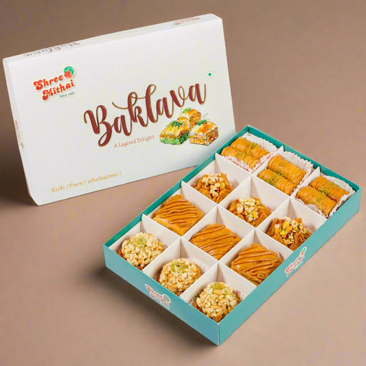 Shree Mithai Assorted Gourmet Baklava 