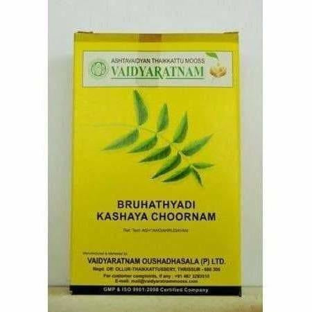 Vaidyaratnam Brihatyadi kashaya Choornam 