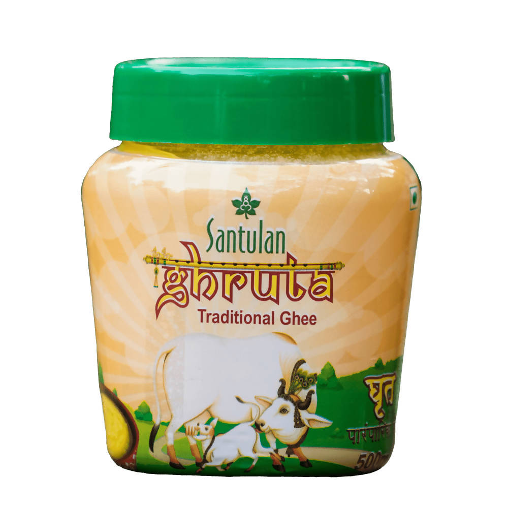 Santulan Ayurveda Ghruta Traditional Ghee | Pure organic Cow Ghee | Ghee from Vedic Bilona Method 