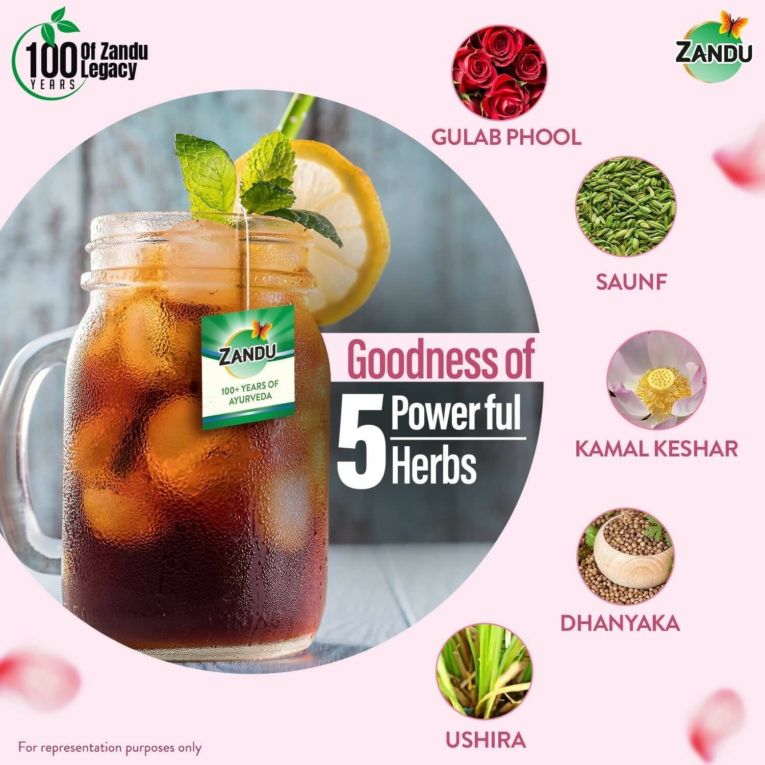 Zandu Calming & Refreshing Herbal Infusion 