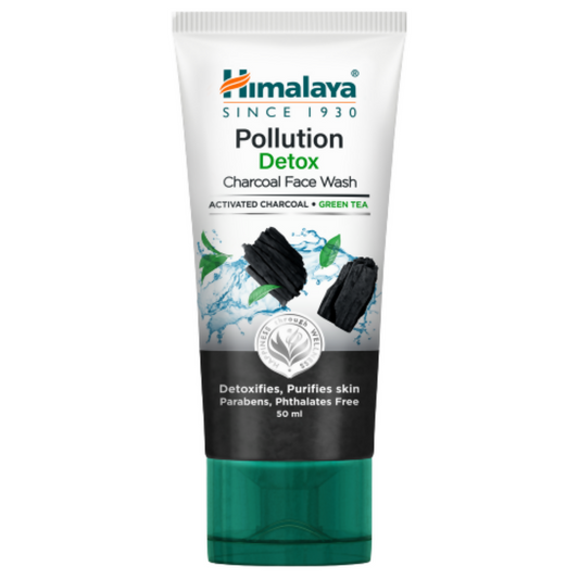 Himalaya Herbals Pollution Detox Charcoal Face Wash - Grab2buy
