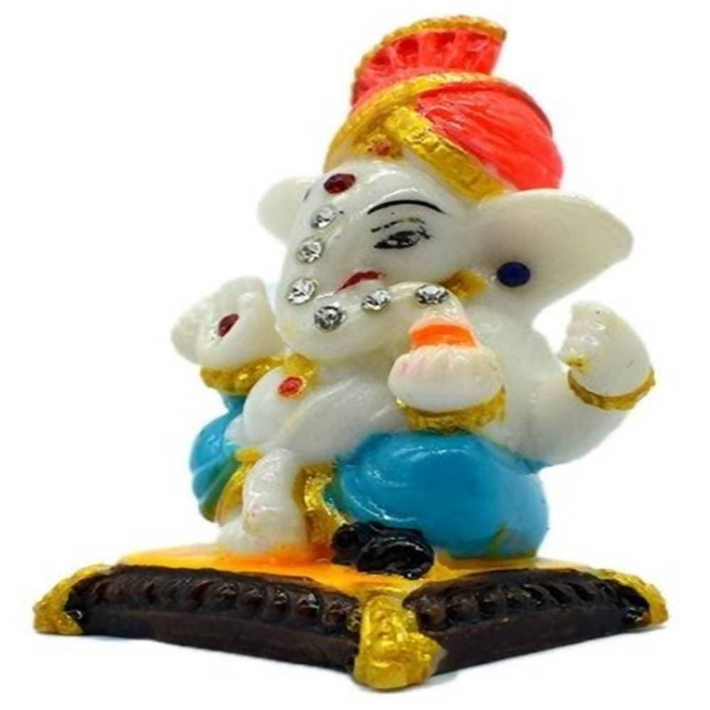 Puja N Pujari Ganesha Showpiece Idol For Car Dashboard 