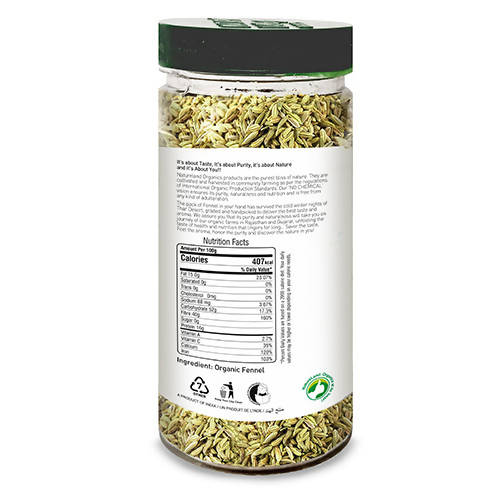 Nature Land Organics Fennel (Saunf) 