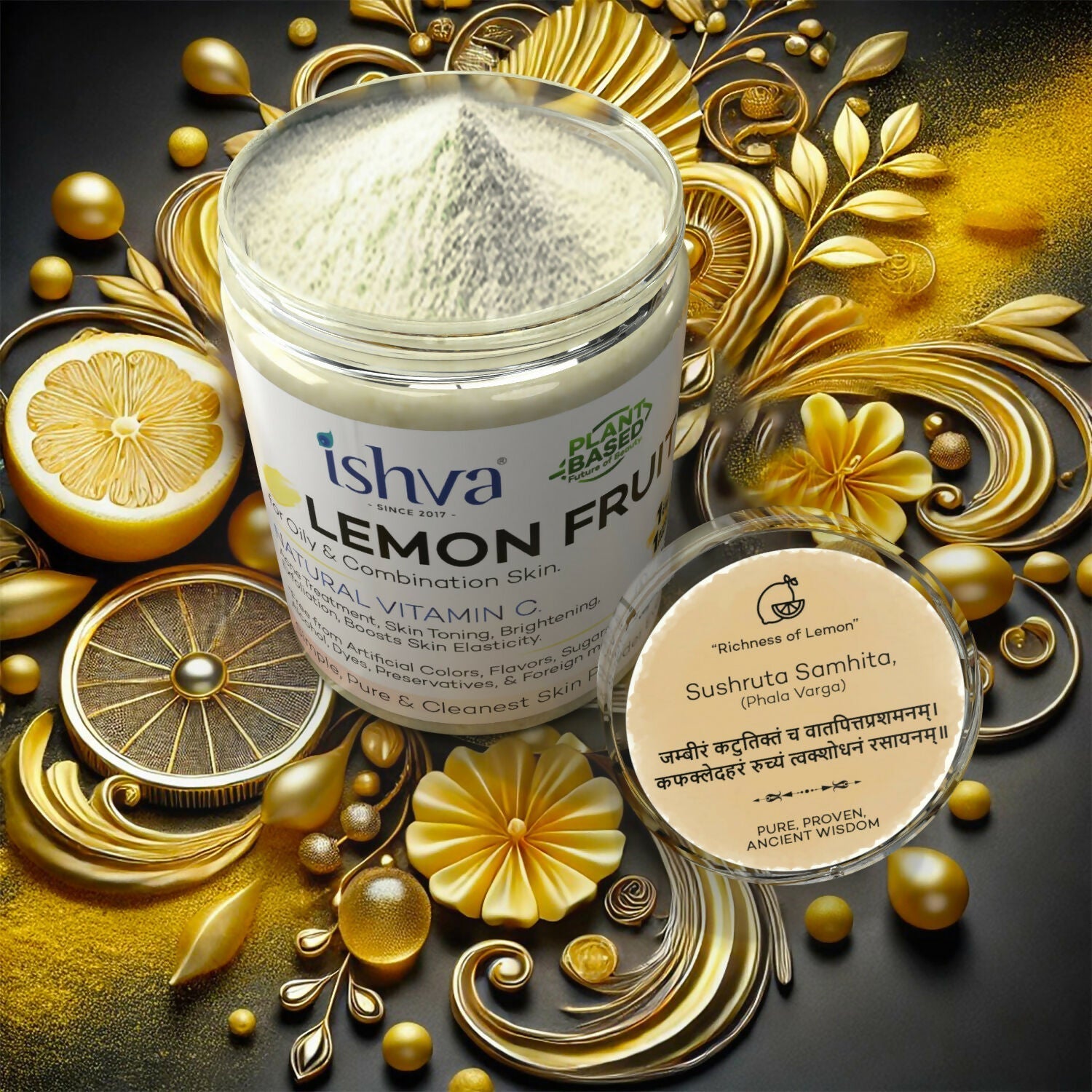 Ishva Lemon Powder For Skin 