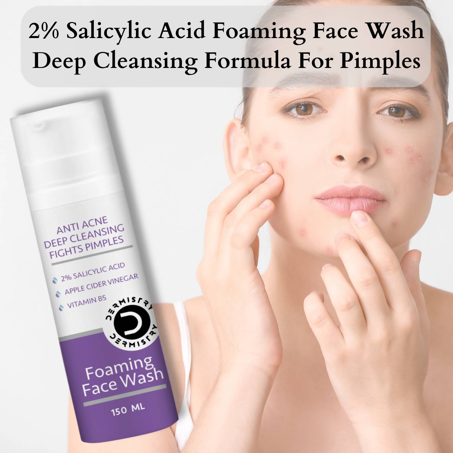 Dermistry Mattifying Moisturizer & Anti Acne Foaming Face Wash 