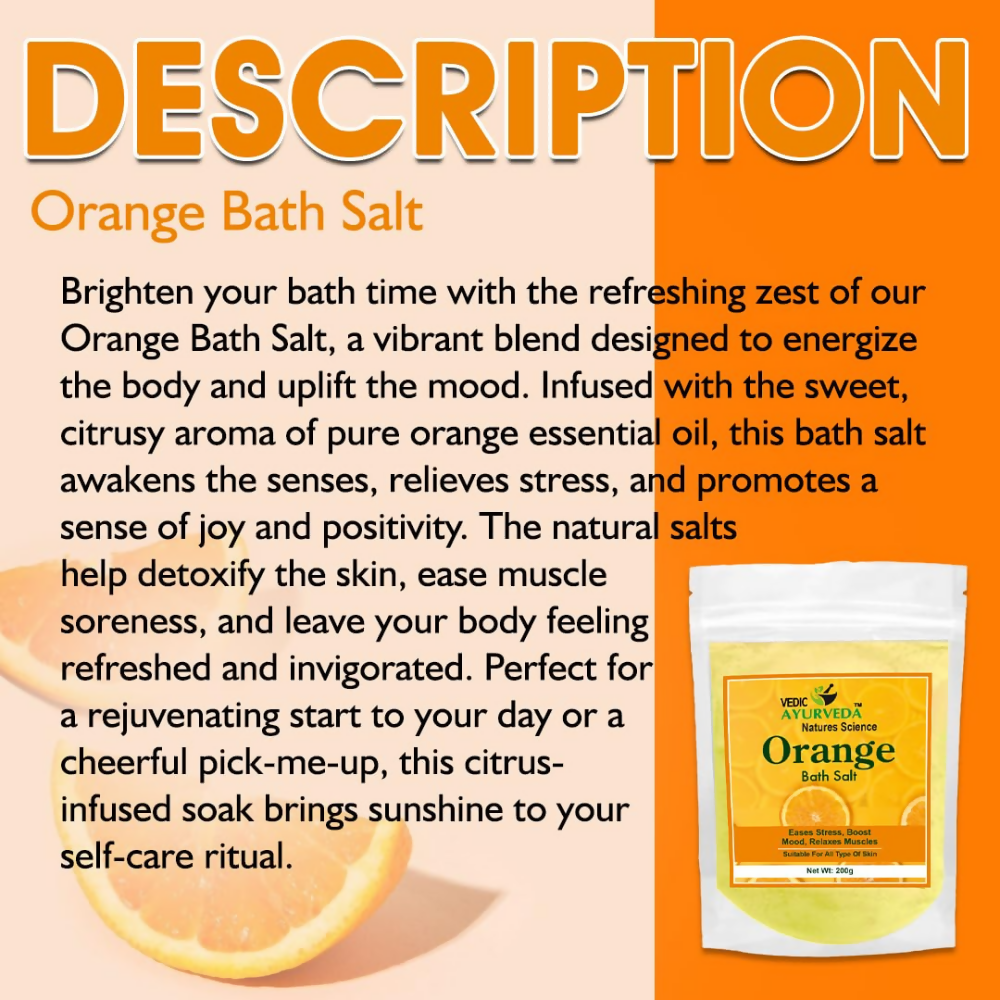 VedicAyurveda Orange Bath Salt  Grab2Buy VedicAyurveda Grab2Buy