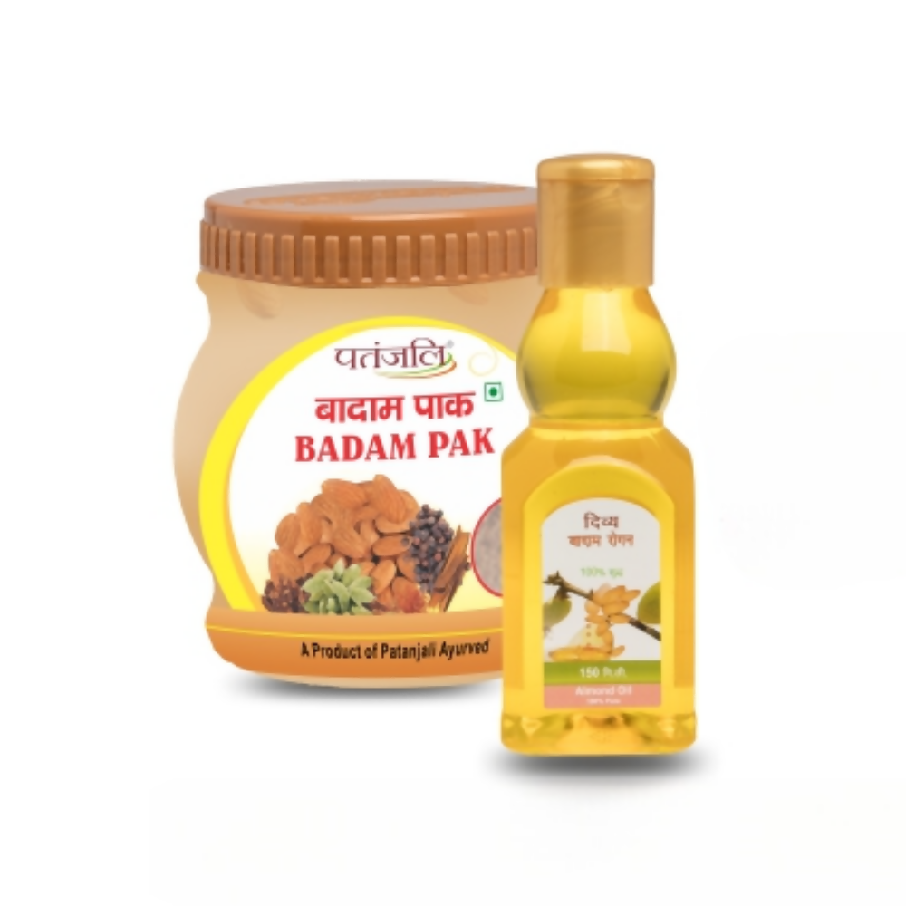 Patanjali Divya Badam Rogan + Badam Pak Combo 