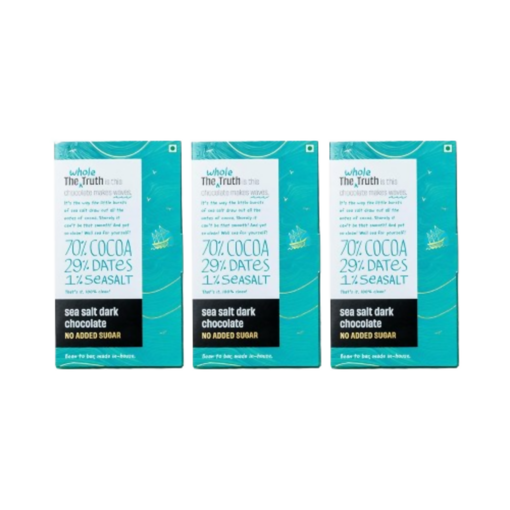The Whole Truth Dark Chocolate - Sea Salt  Grab2Buy The Whole Truth Grab2Buy