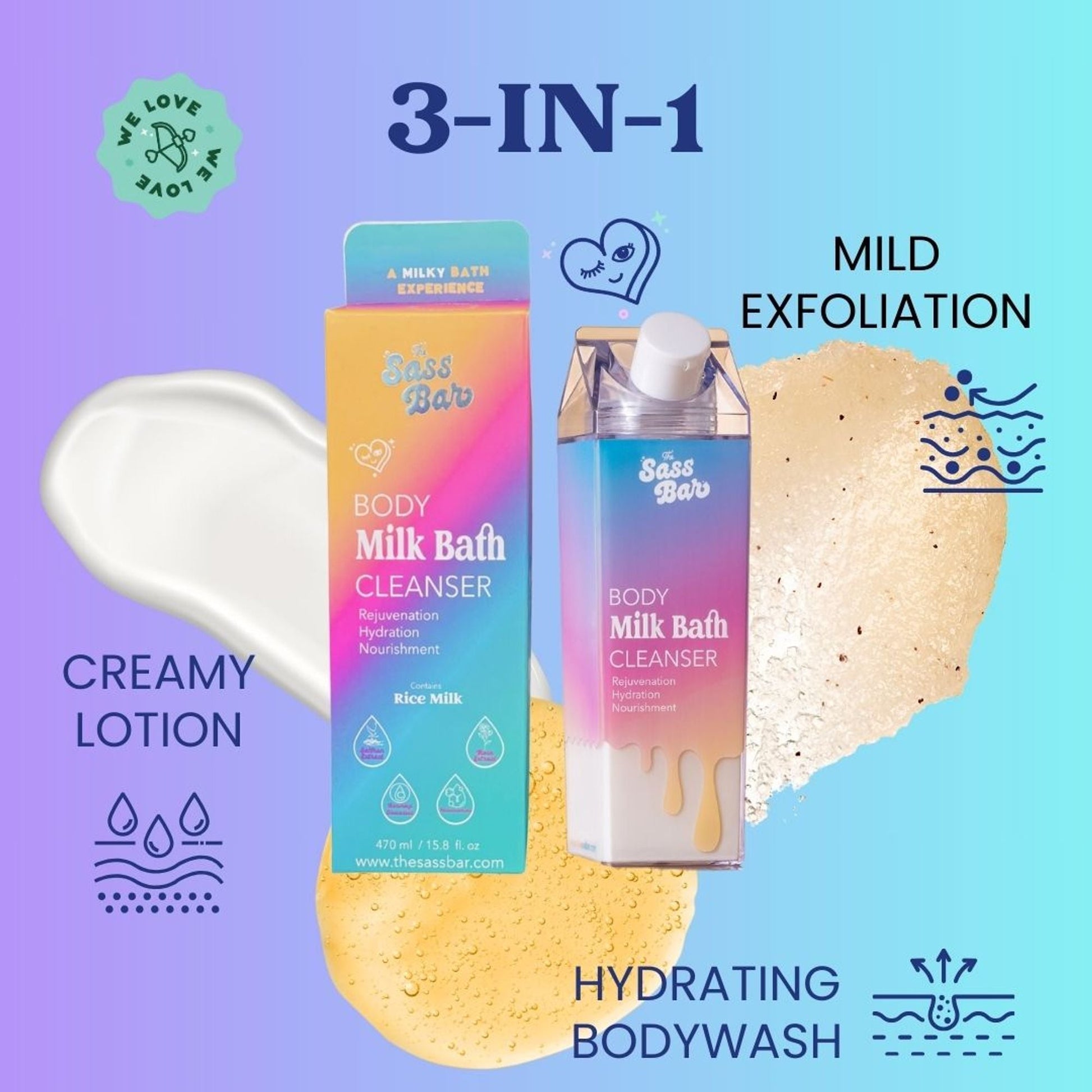 The Sass Bar Daybreak Brightening Bodywash with Niacinamide +Vitamin C for Dull Skin  Grab2Buy The Sass Bar Grab2Buy