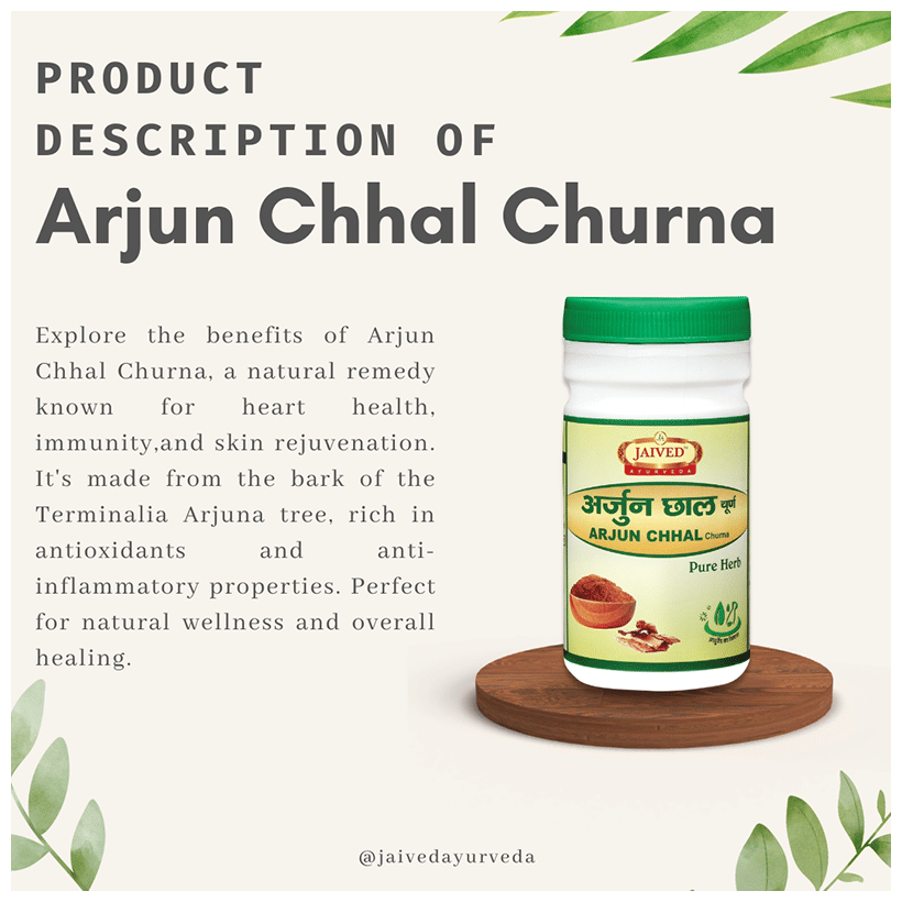 Jaived Ayurveda Arjun Chhal Churna 