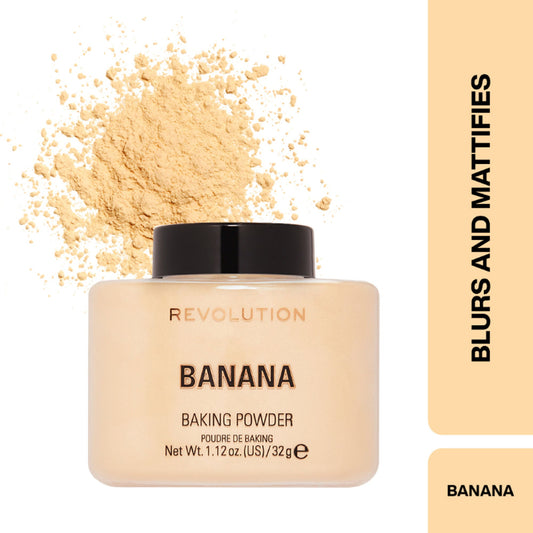 Makeup Revolution Loose Baking Powder - Banana