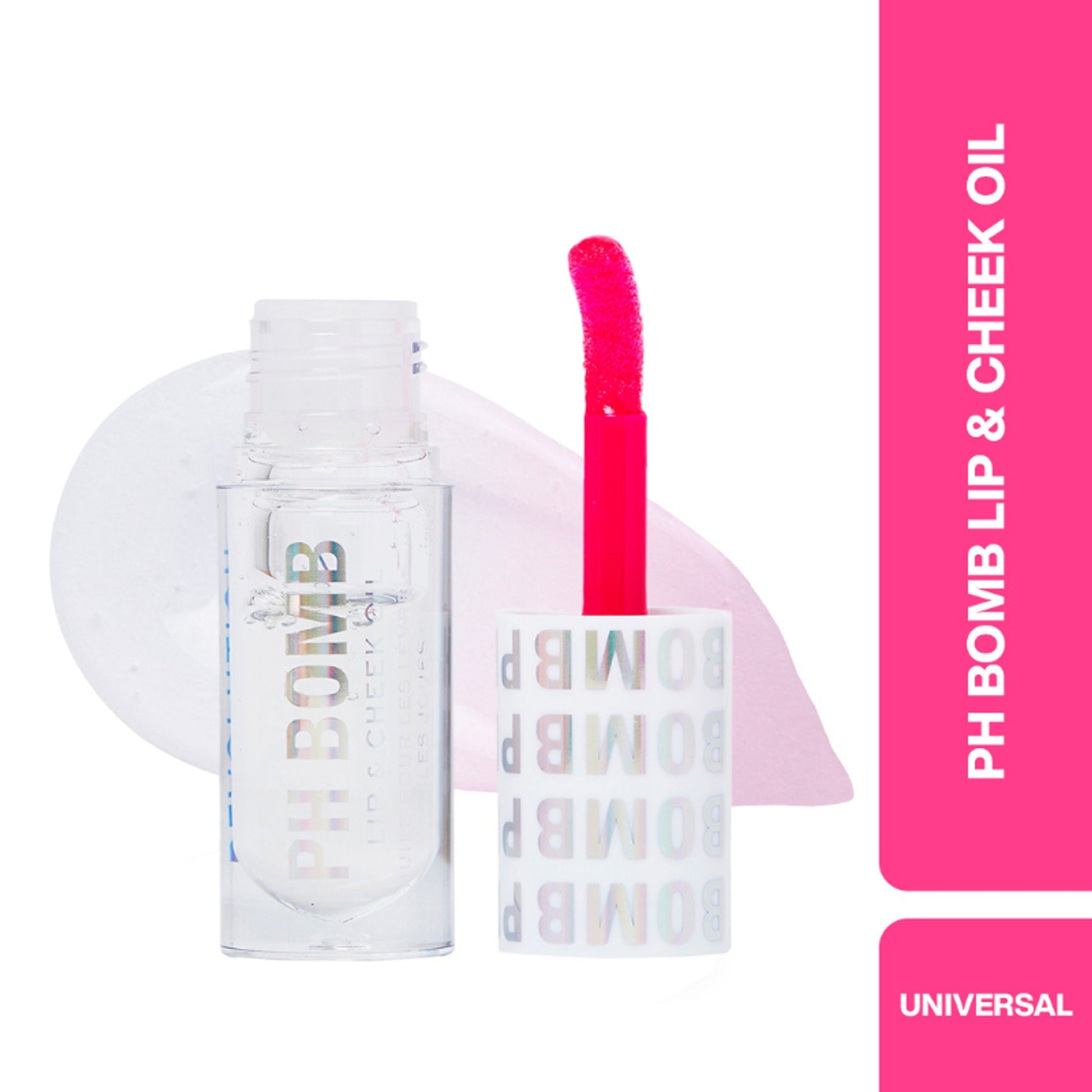 Makeup Revolution Ph Bomb Lip & Cheek Oil Universal  Grab2Buy Makeup Revolution Grab2Buy