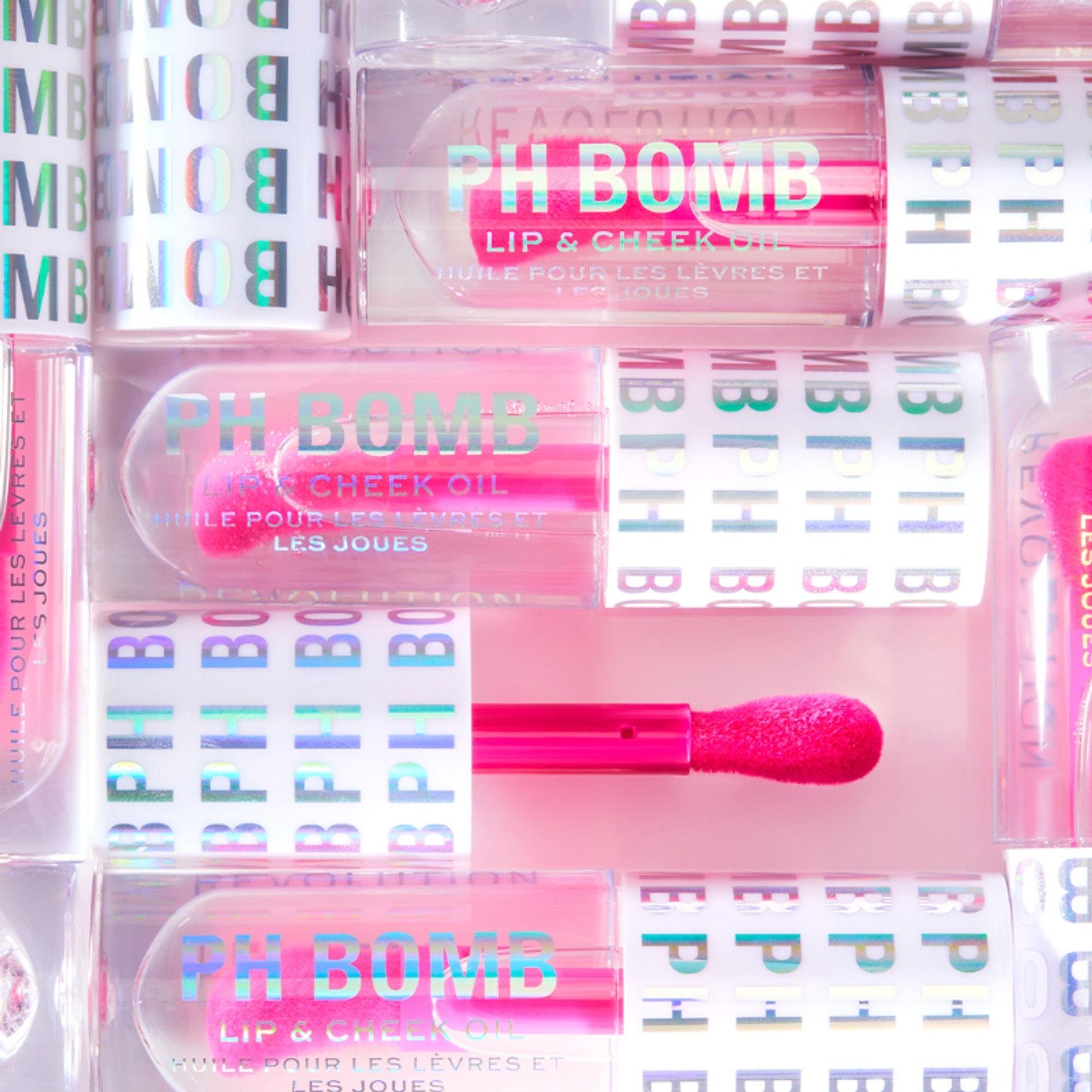 Makeup Revolution Ph Bomb Lip & Cheek Oil Universal  Grab2Buy Makeup Revolution Grab2Buy