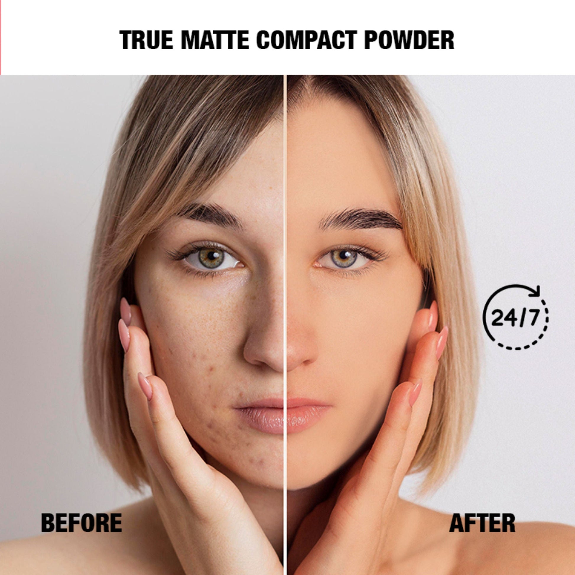 Shopaarel True Matte Comapct Powder - 1