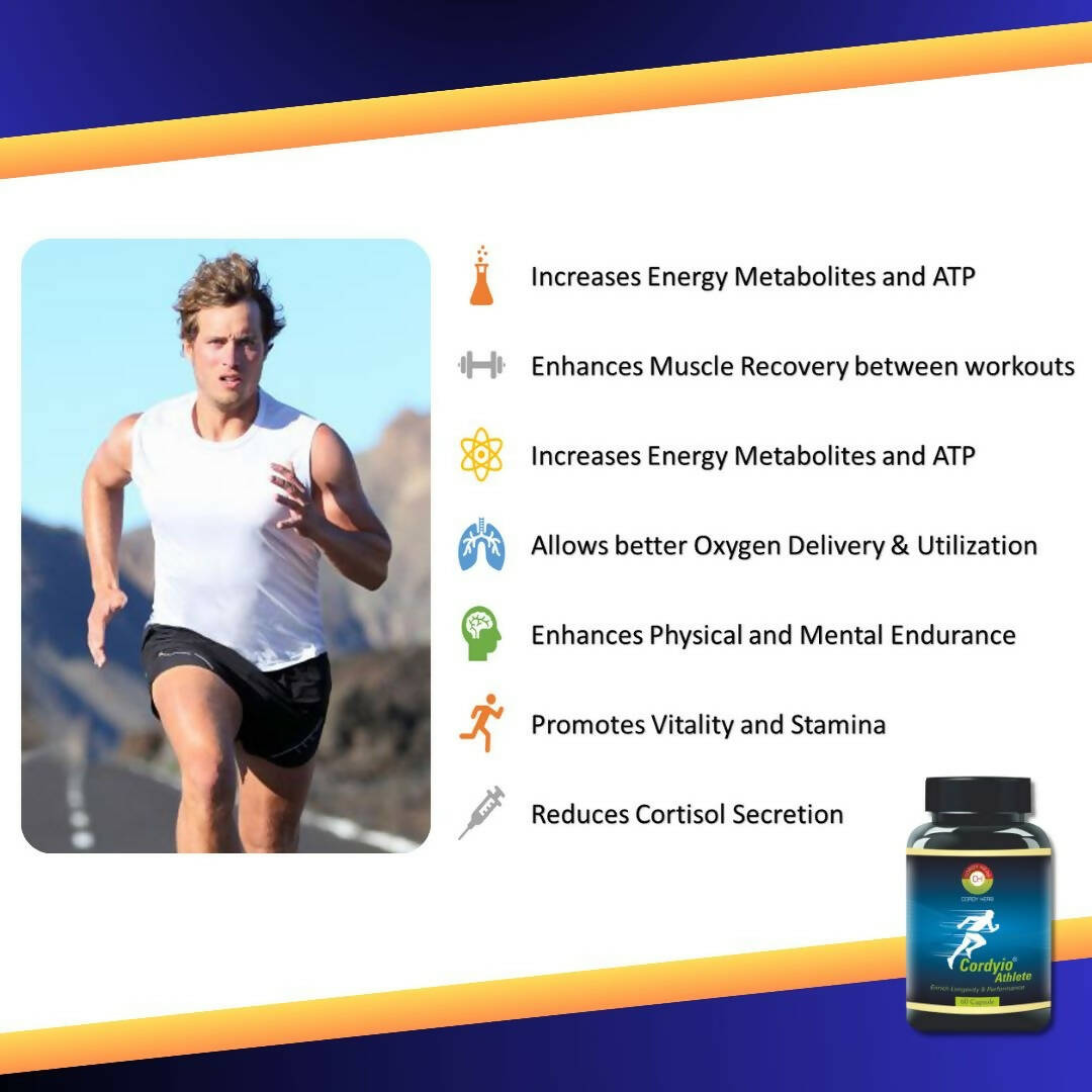 Cordy Herb Cordyio Athlete Capsules - Grab2buy