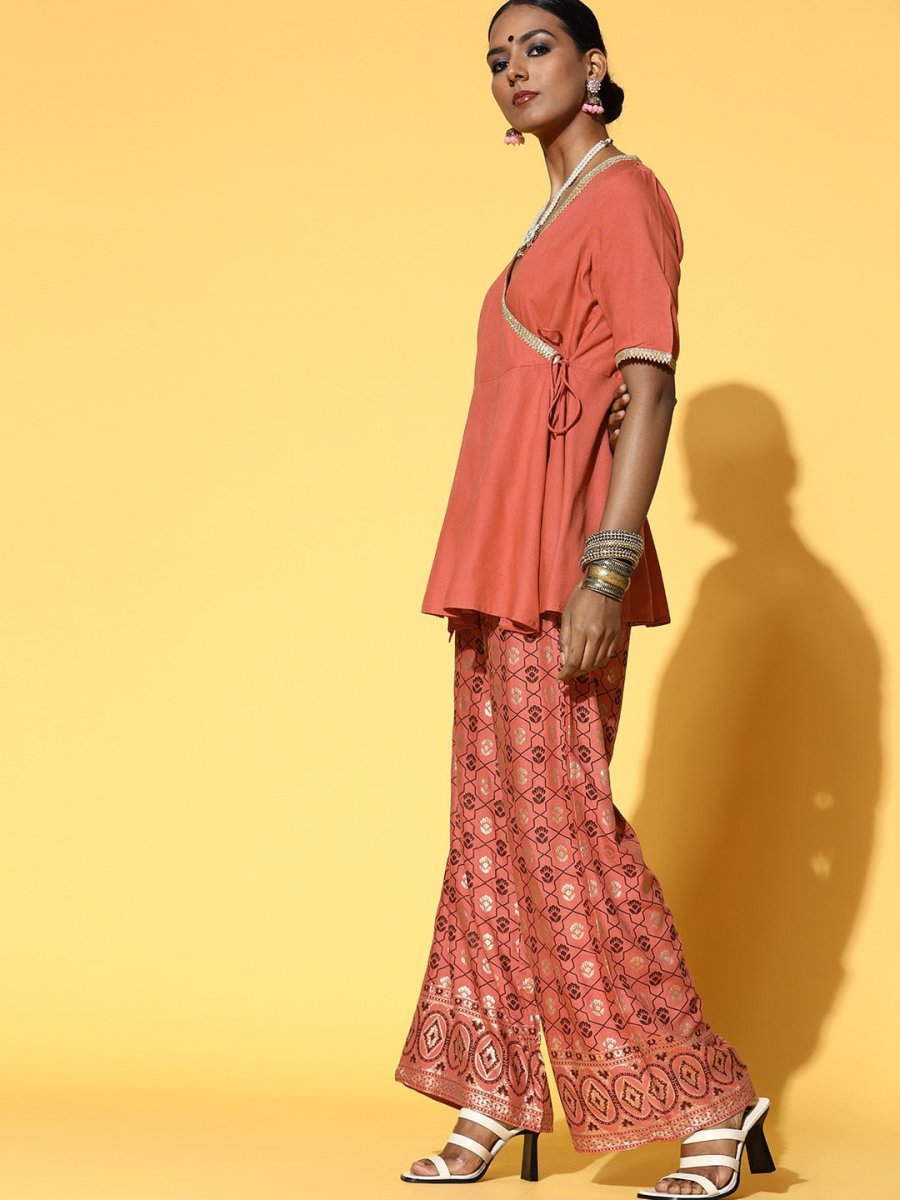 All About You Ethnic Motifs Viscose Rayon Kurta Set