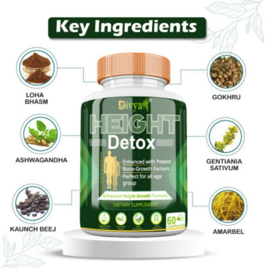 Divya Shree Height Detox Capsules - Grab2buy