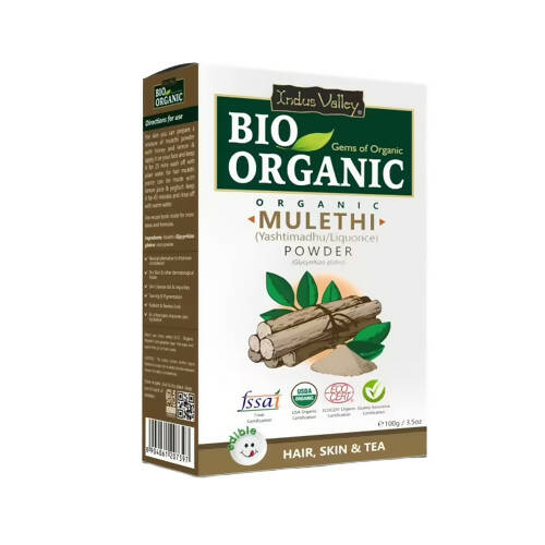 Indus Valley Bio Organic 100% Natural Mulethi Powder - Grab2buy