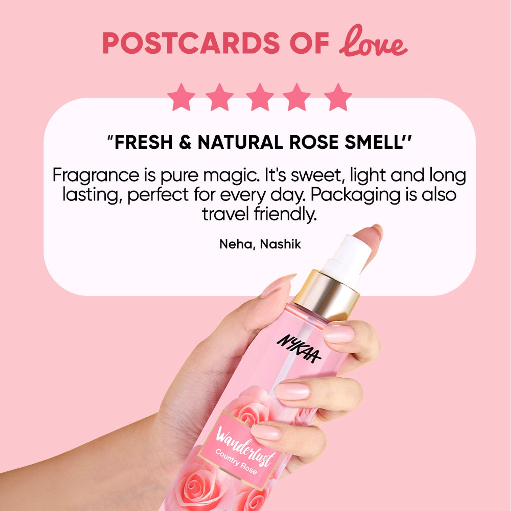 Wanderlust Fragrance Mist For Her - Country Rose  Grab2Buy Wanderlust Grab2Buy