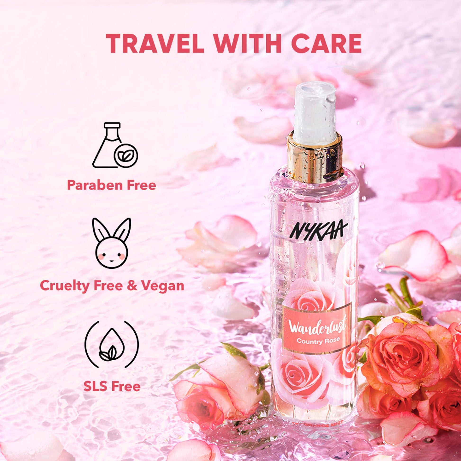 Wanderlust Fragrance Mist For Her - Country Rose  Grab2Buy Wanderlust Grab2Buy