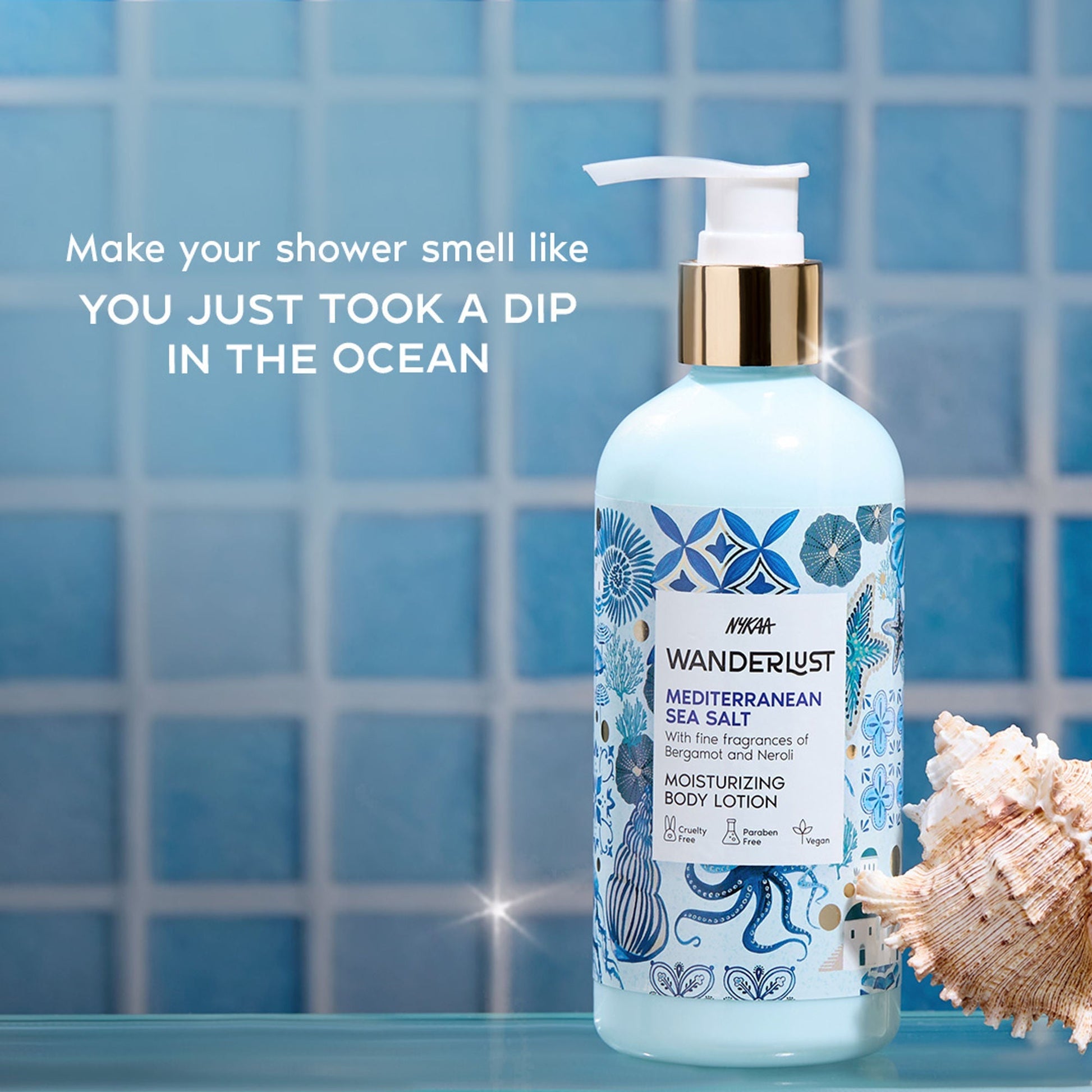 Wanderlust Moisturizing Body Lotion - Mediterranean-Sea-Salt  Grab2Buy Wanderlust Grab2Buy