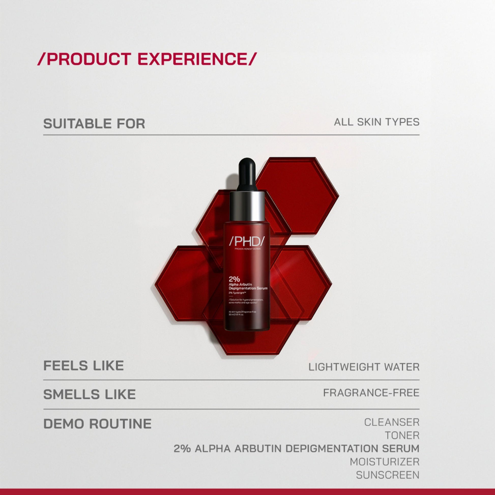 Proven Honest Derma (PHD) 2% Alpha Arbutin Serum