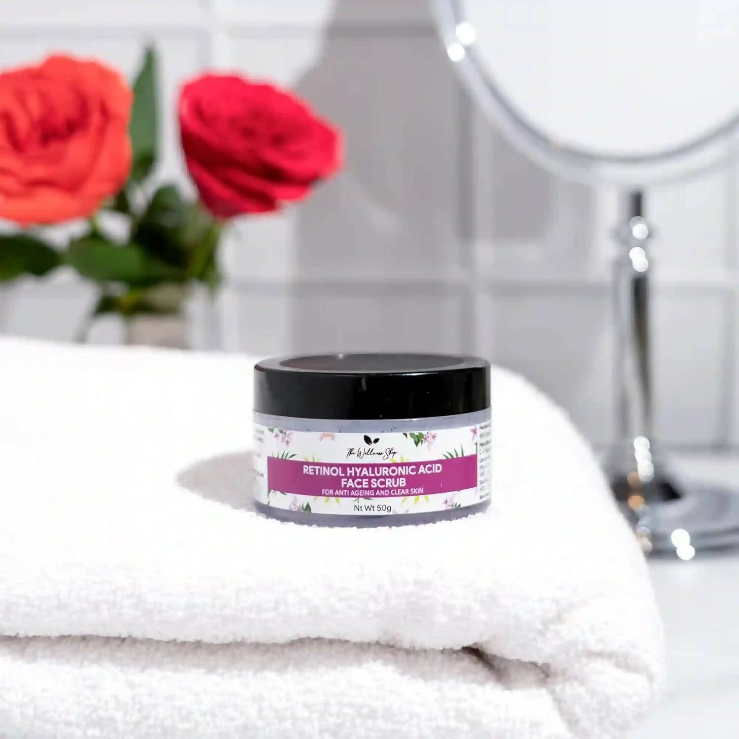 The Wellness Shop Retinol And Hyaluronic Acid Face Scrub  Grab2Buy The Wellness Shop Grab2Buy