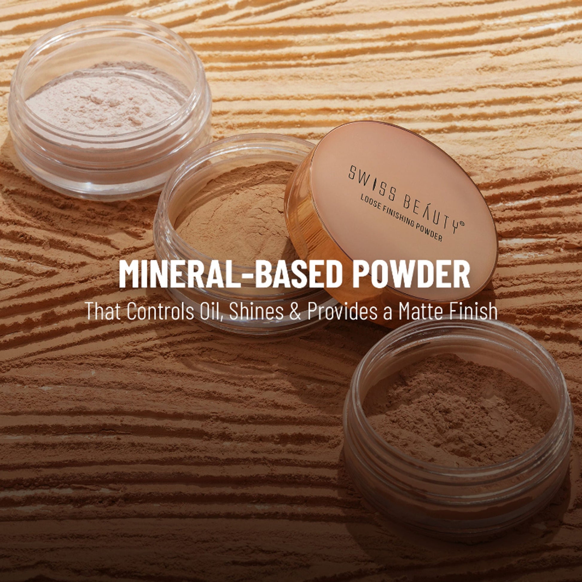 Swiss Beauty Ultra Fine Matte Loose Finish Powder - 03 Medium/ Moyen