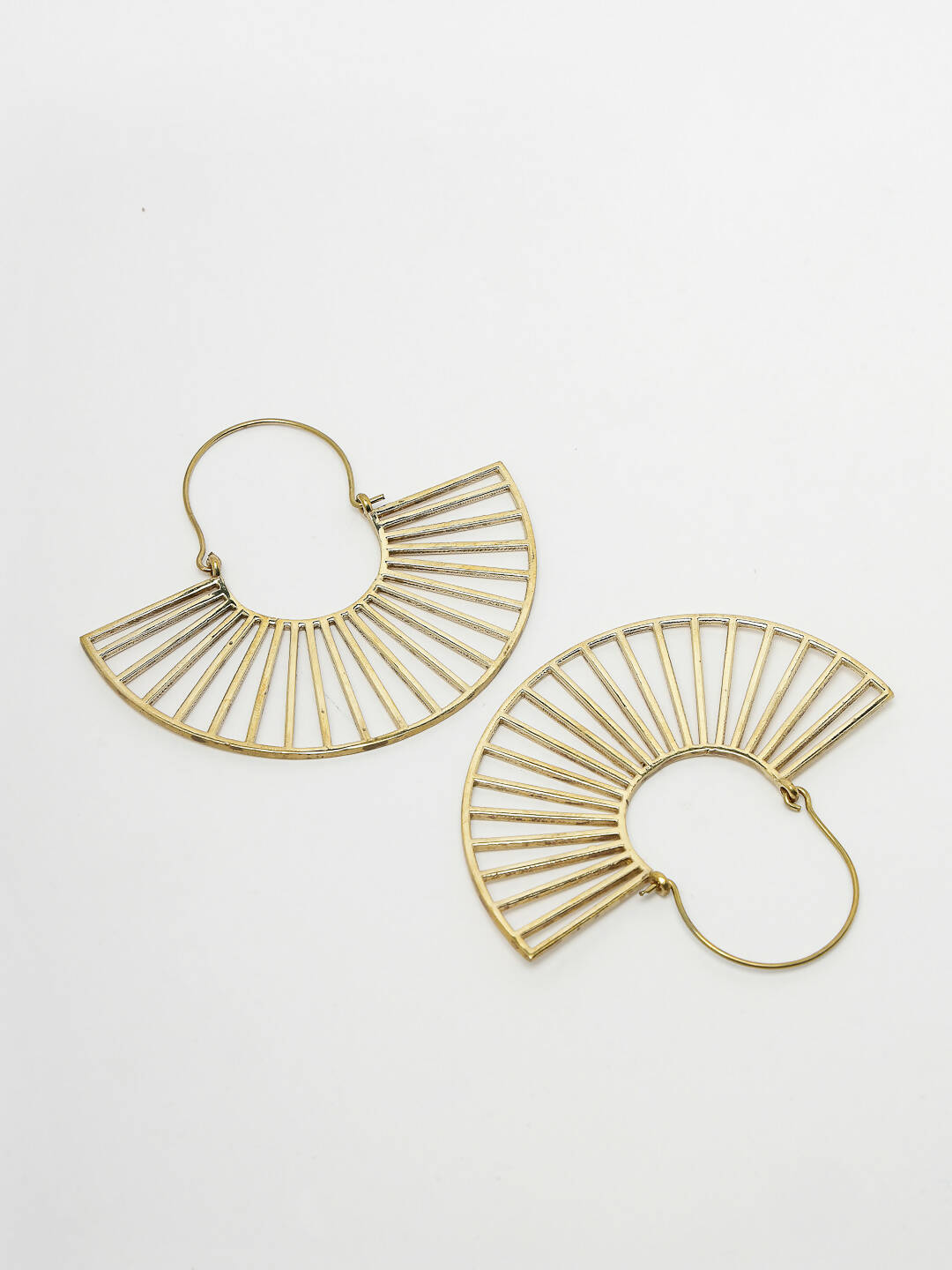 NVR Women Golden Hoop Earrings - Grab2buy