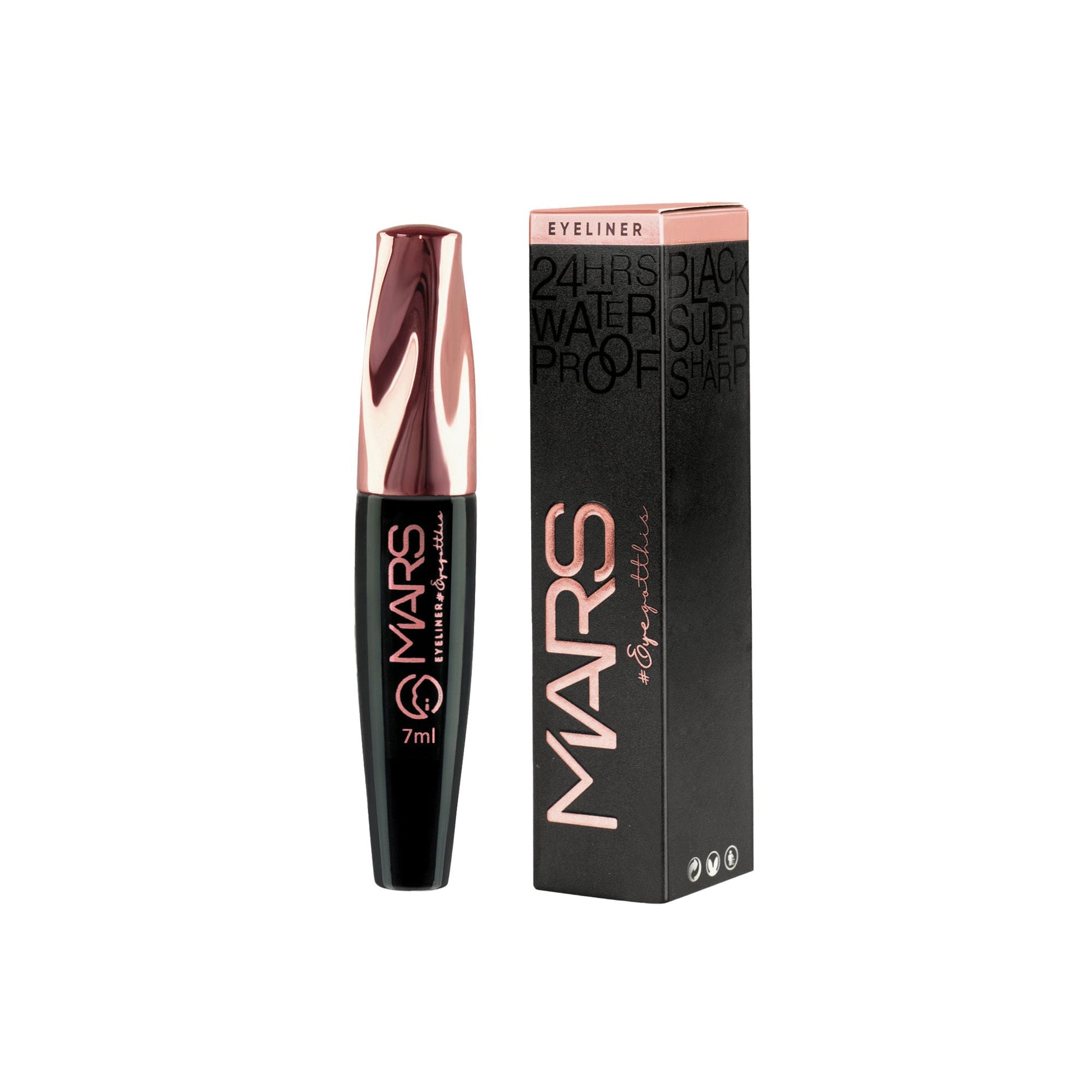 MARS Cosmetics Glossy Liquid Eyeliner - Black 