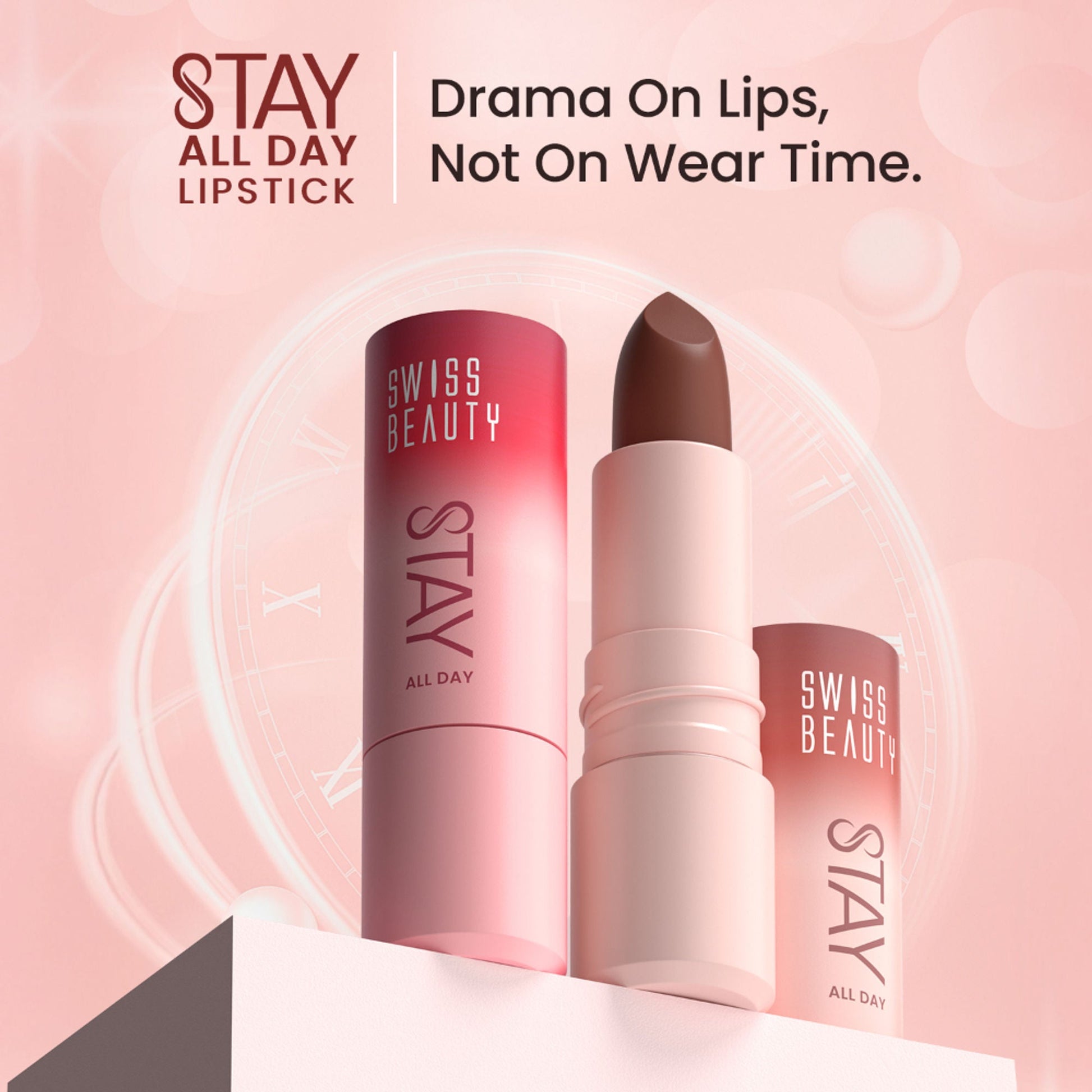 Swiss Beauty Stay All Day Lipstick - 12 Juicy