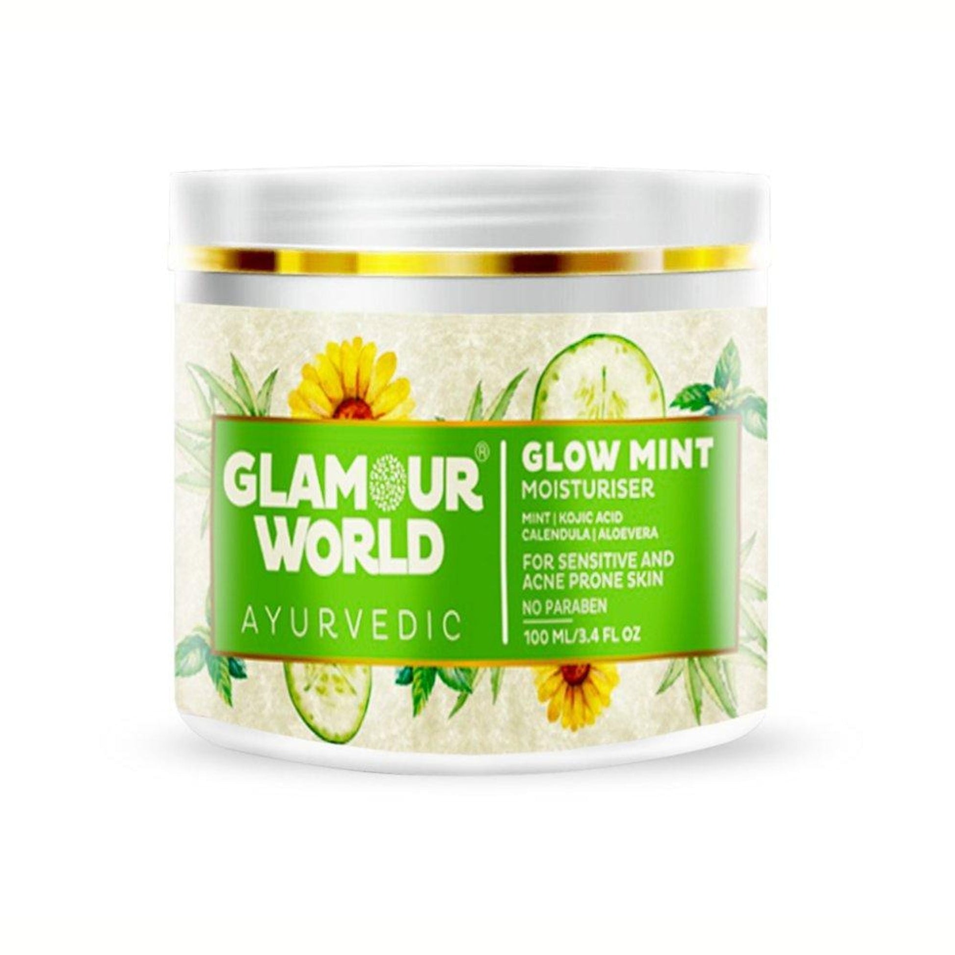 GLAMOUR WORLD AYURVEDIC Glow Mint Moisturiser