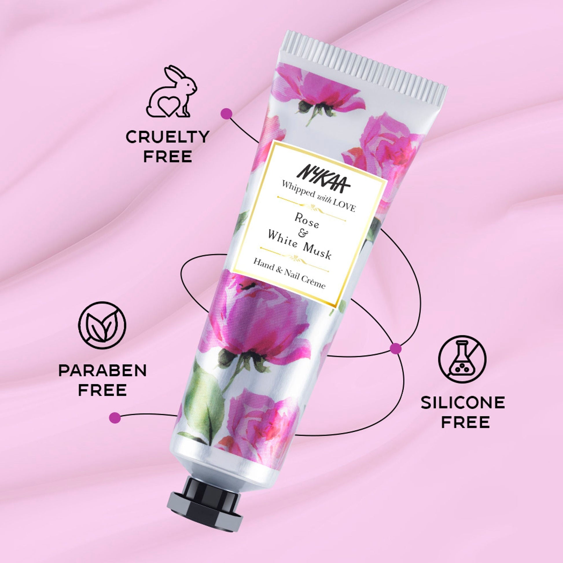 Wanderlust Hand & Nail Creme - Rose & White Musk  Grab2Buy Wanderlust Grab2Buy