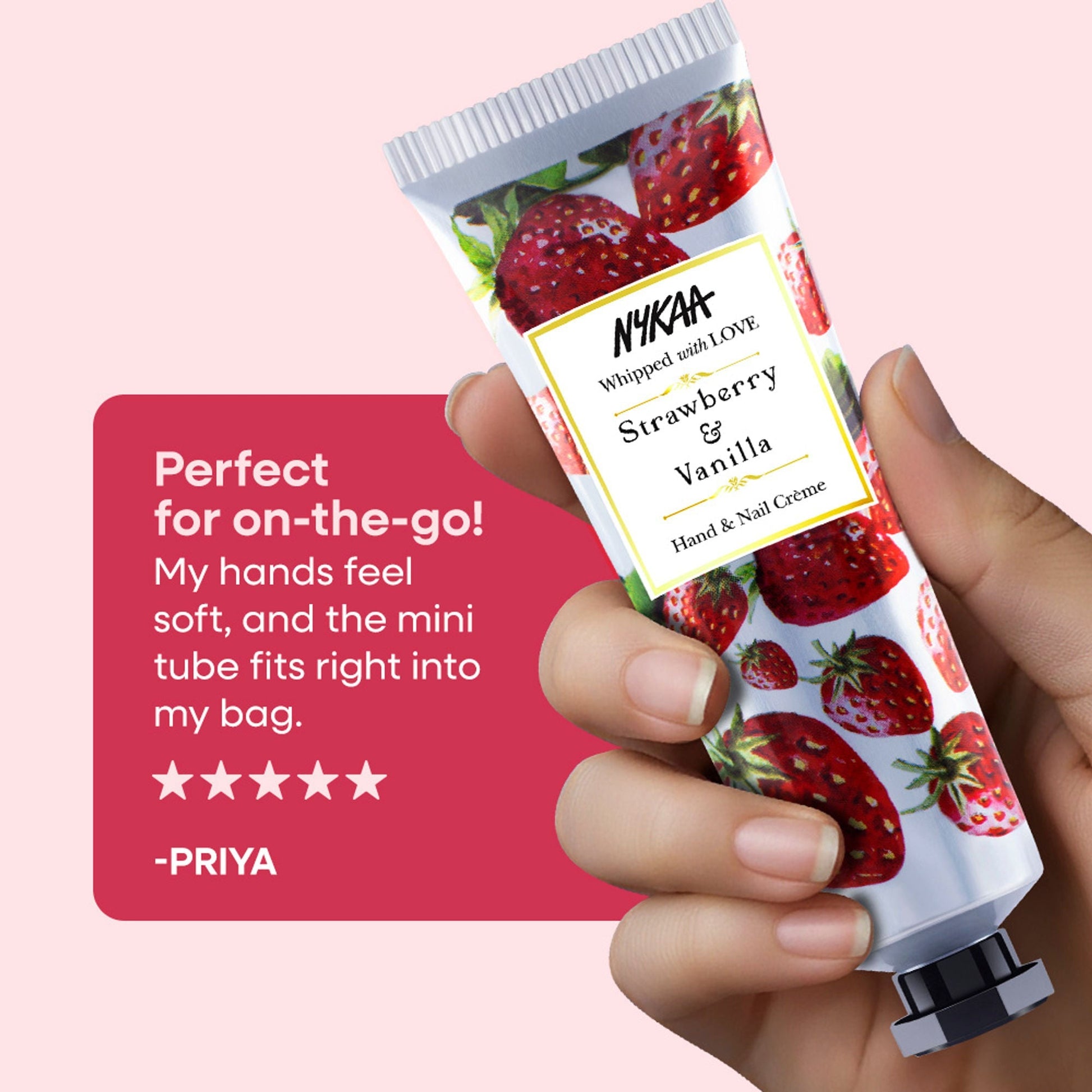 Wanderlust Hand & Nail Creme - Strawberry & Vanilla  Grab2Buy Wanderlust Grab2Buy