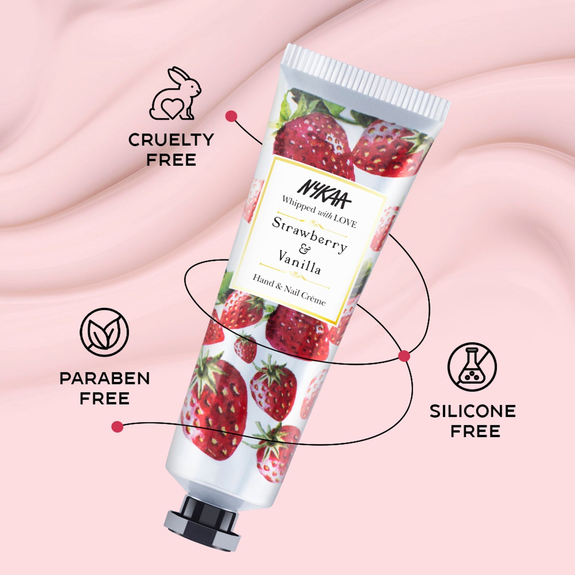 Wanderlust Hand & Nail Creme - Strawberry & Vanilla  Grab2Buy Wanderlust Grab2Buy