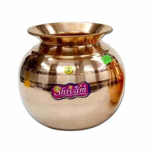 Shivam Copper Pot - Water Storage Pot - Grab2buy