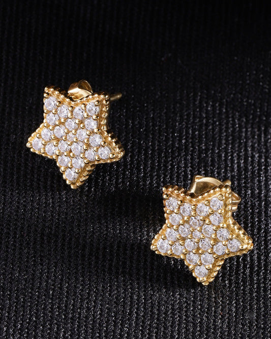 Silver & Red Toned Cz Studded Drop Earring For Women - Wahe Jewels