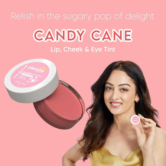 Clensta Lip Cheek Tint - Candy Cane - Grab2buy
