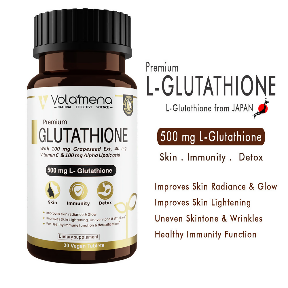 Volamena Premium 500 mg L - Glutathione -Tablets  Grab2Buy Volamena Grab2Buy