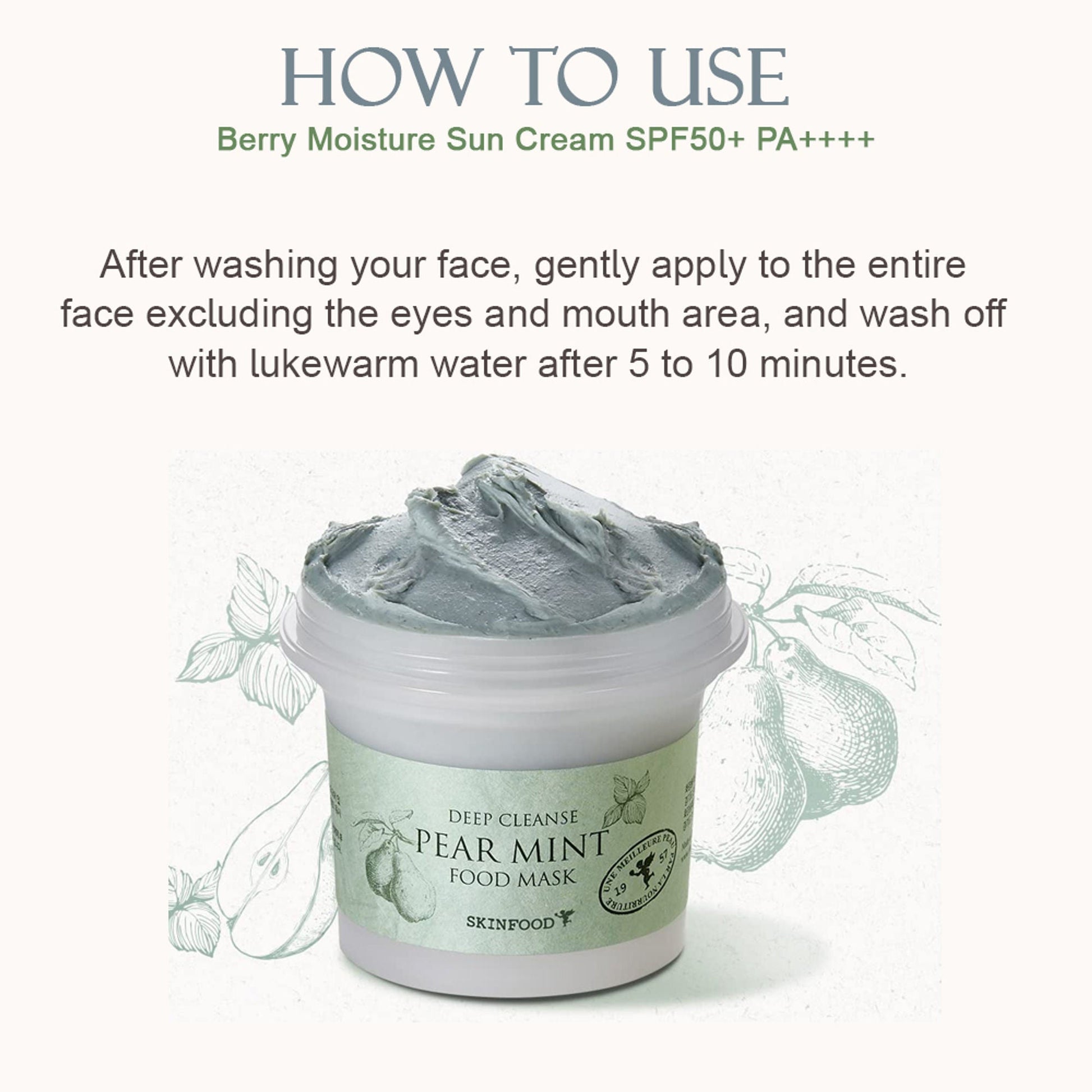 Skinfood Pear Mint Food Mask