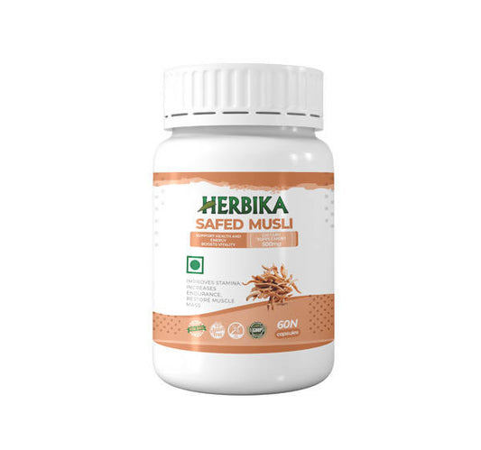 Herbika Safed Musli Capsules - Grab2buy