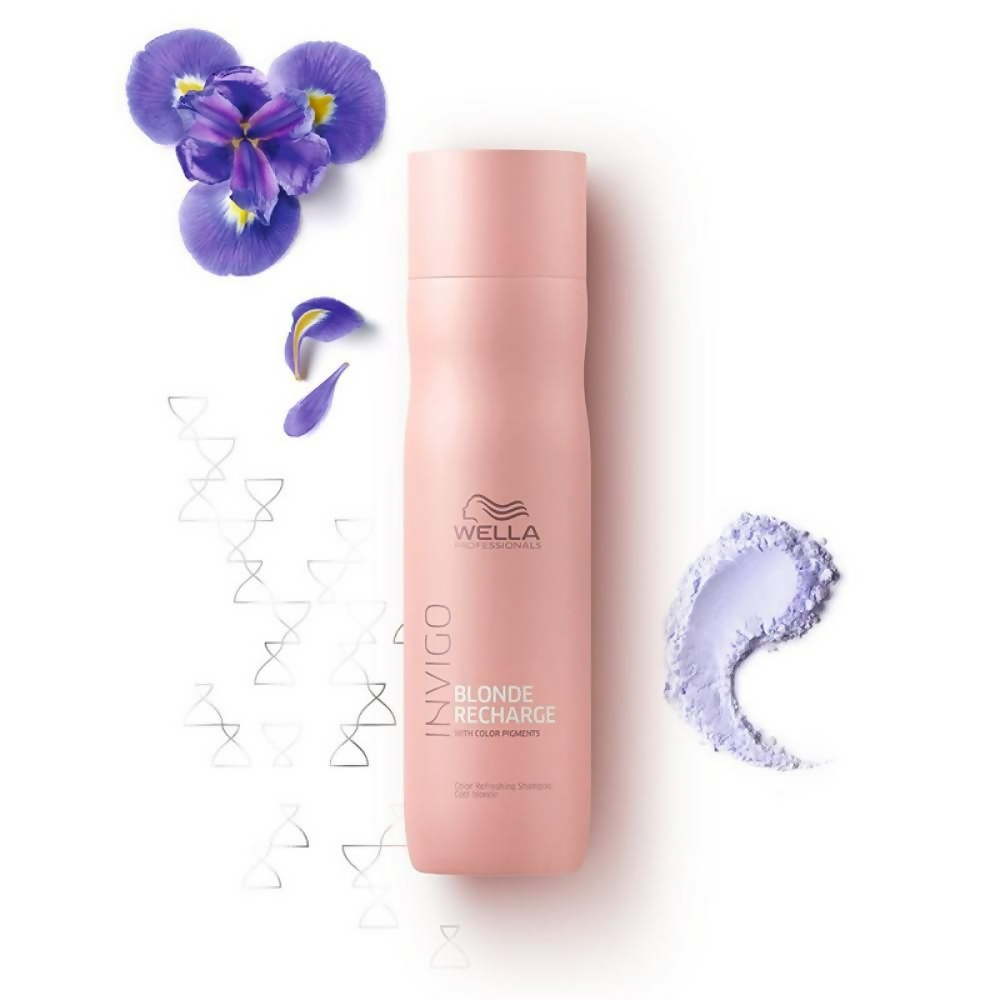 Wella Professionals Invigo Blonde Recharge Color Refreshing Shampoo  Grab2Buy Wella Professionals Grab2Buy