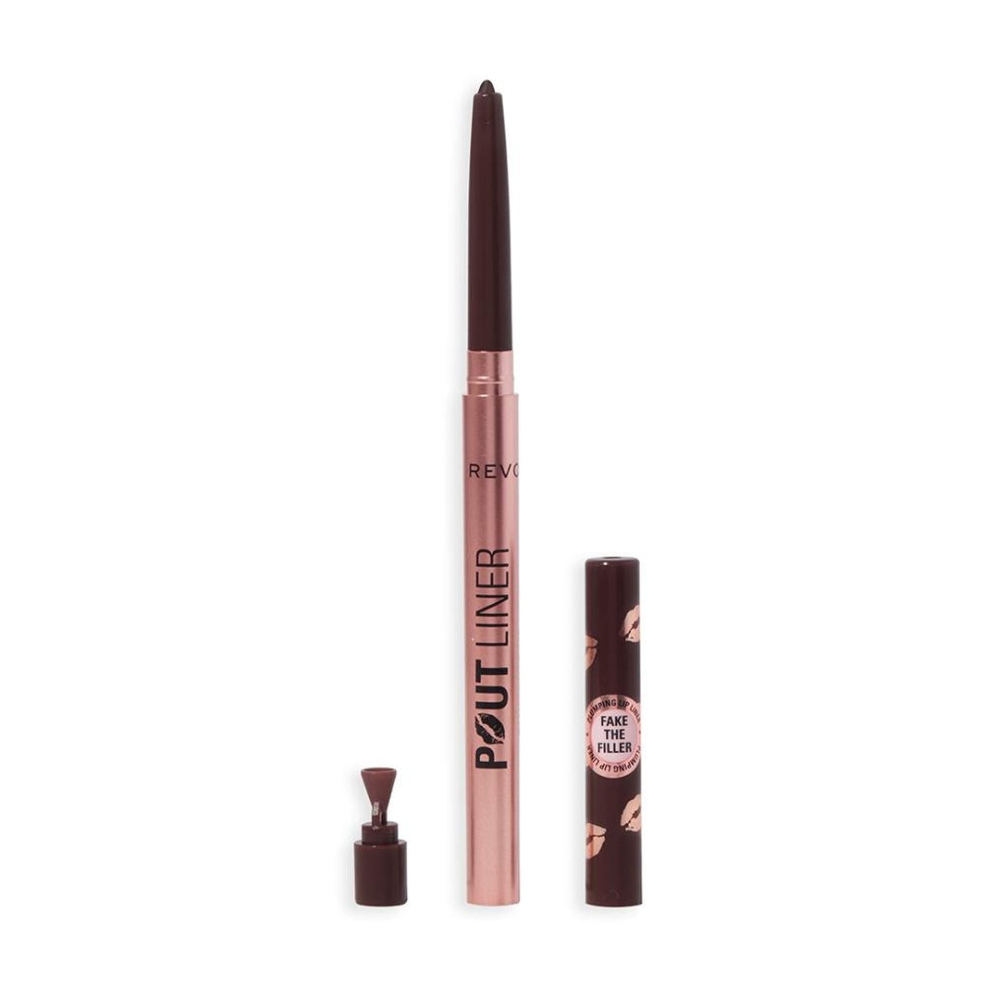 Makeup Revolution Pout Bomb Plumping Lip Liner - Espresso Cool Brown