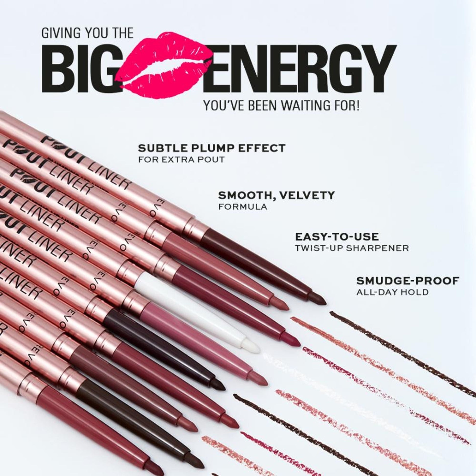Makeup Revolution Pout Bomb Plumping Lip Liner - Burnt Cherry Red