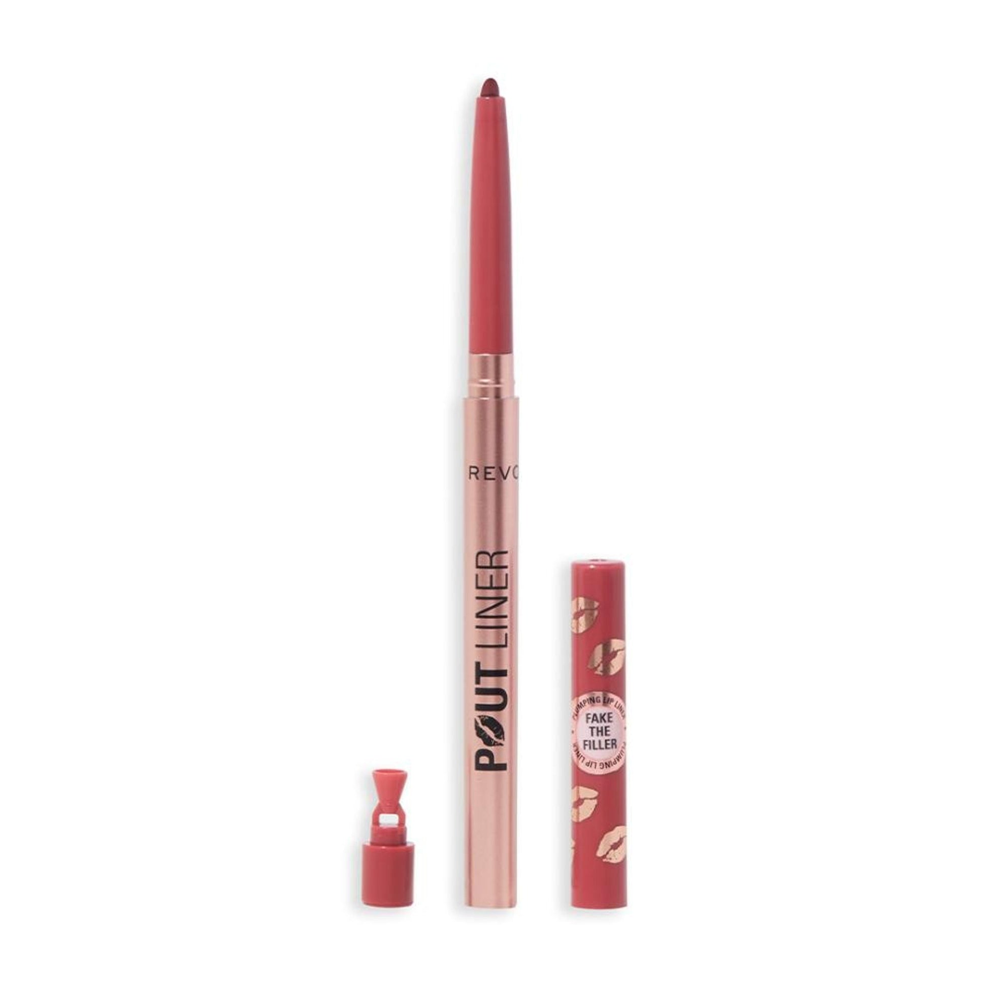 Makeup Revolution Pout Bomb Plumping Lip Liner - Burnt Cherry Red