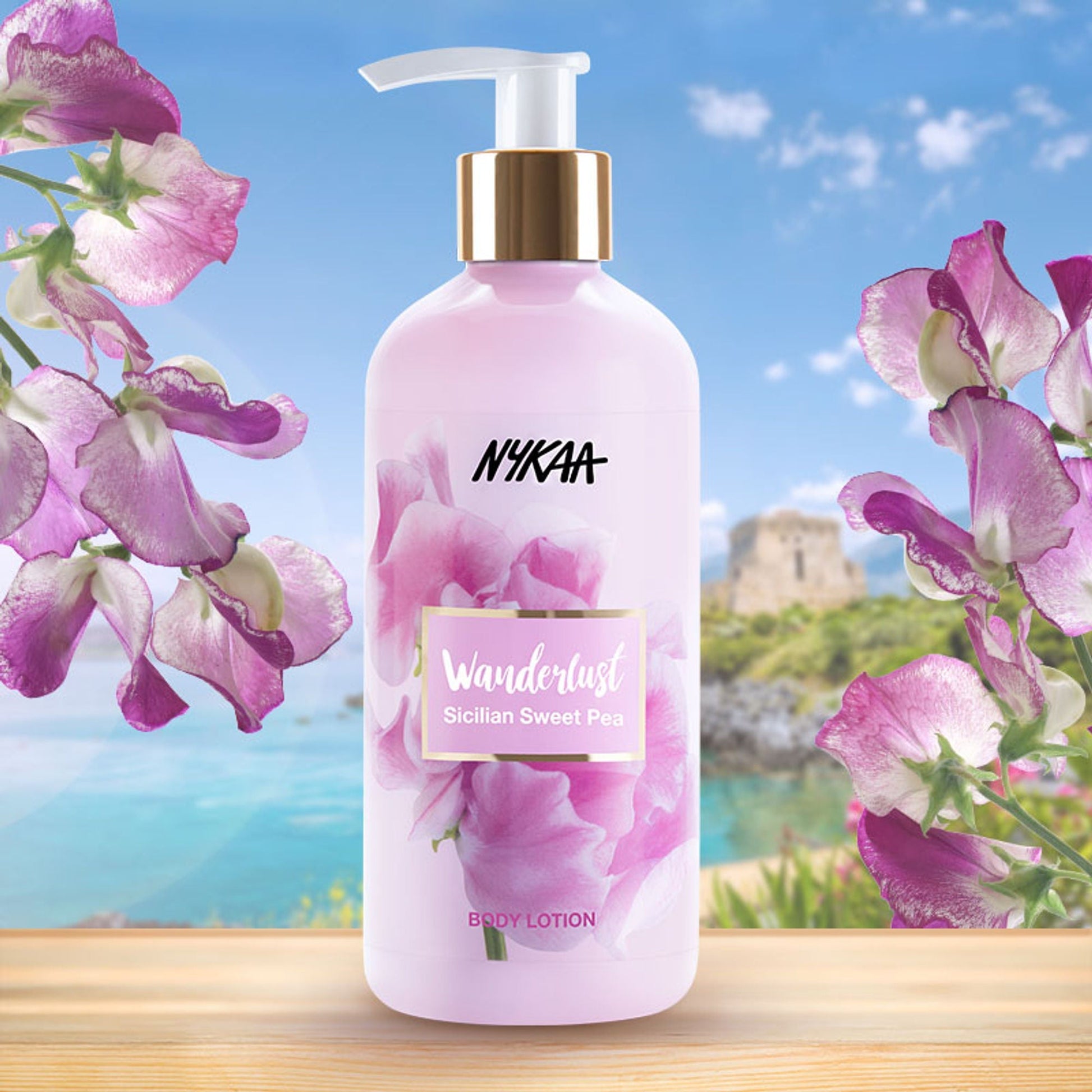 Wanderlust Moisturizing Body Lotion - Sicilian Sweet Pea  Grab2Buy Wanderlust Grab2Buy