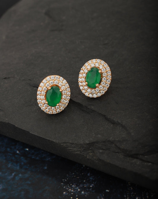 Gold-Polished With Moon Stone Fancy Drop Earring For Women - Wahe Jewels
