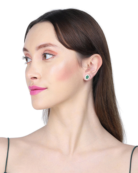 Gold-Polished With Moon Stone Fancy Drop Earring For Women - Wahe Jewels