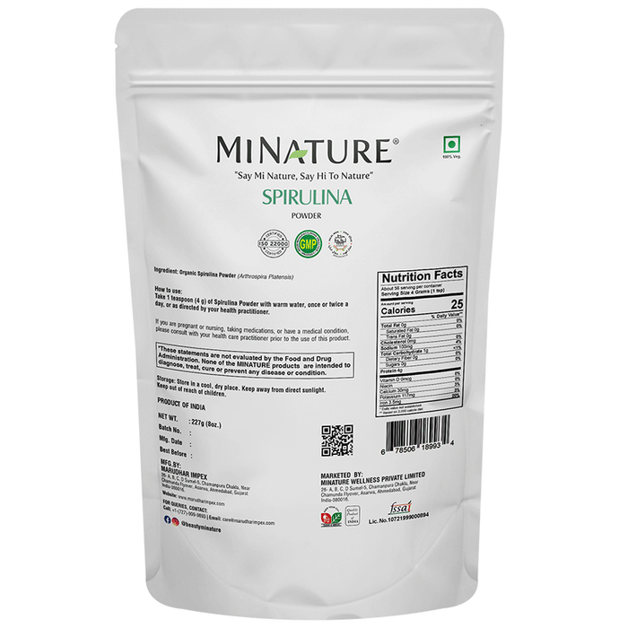 Minature Spirulina Organic Powder 