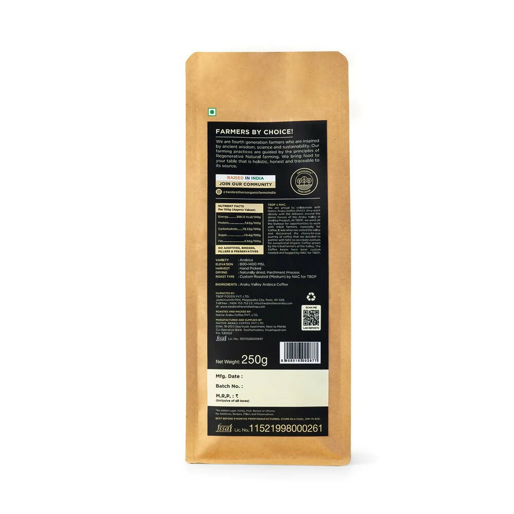Two Brothers Organic Farms Filter Coffee - Native Araku Valley Coffee  Grab2Buy Two Brothers Organic Farms Grab2Buy
